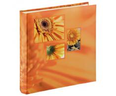 Hama Jumbo Singo106252 - Álbum de fotos (30 x 30 cm, para 400 fotos de 10 x 15 cm), color naranja