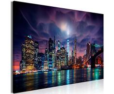 murando Cuadro Mega XXXL New York 165x110 cm Cuadro en Lienzo en Tamano XXL Estampado Grande Gigante Imagen para Montar por uno Mismo Decoración De Pared Impresión DIY NY Ciudad d-B-0155-ak-a