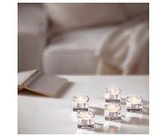 Ikea GLIMMA – Velas sin Aroma, Blanco, 100 Count