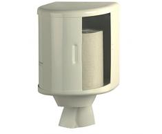 Mediclinics - Dispensador Papel Toalla Bobina 250 Mm Acero Epoxi Blanco