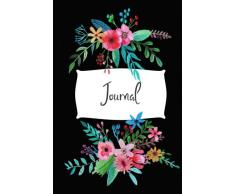 Dot Grid Journal Flower Bouquet: Dotted Matrix Notebook And Planner: Bullet Dot Grid Journal And Sketch Book Diary For Calligraphy: 6x9, 132 pages