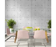 murando Fotomurales 400x280 cm XXL Papel pintado tejido no tejido Decoración de Pared decorativos Murales moderna de Diseno Fotográfico Piedras hormigon Industrial 10110905-95