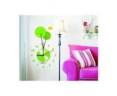 Vinilo Decorativo Planeta con Reloj