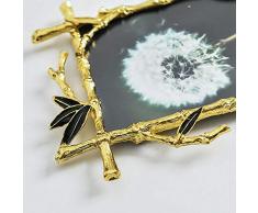 YANGJP Decoracion Marco De Fotos De Bambú Set Mesa Accesorios para El Hogar Marco De Fotos Decoración @ A