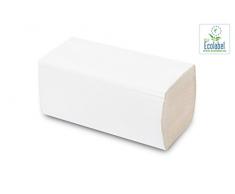 Divertidas toallas de mano de papel, plegables ZZ/V, 25 x 23 cm, color gris, 6 unidades