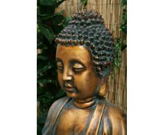 Fuente Buda Dorado con Esfera de Luces LED A93 cm - Ambienté