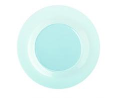 Luminarc L8153 - Juego de 6 platos llanos (25 cm), diseño de armonía, color azul