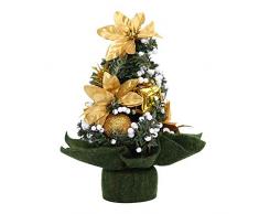 WUFANGFF Mini Árbol De Navidad Artificial Decoraciones Interiores Pequeño Pino, Fiesta De Año Nuevo Vacaciones Decoraciones Ormament(20Cm),B