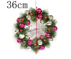 Navidad guirnaldas appendiculata Bolbitis decoración navideña corona Ball