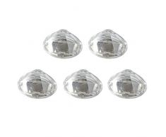 TOYANDONA 5 Piezas de Mesa de Diamantes número de Titular Lugar Tarjeta Soporte Boda Diamante acrílico Cristal
