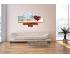 Cuadro sobre lienzo - 5 piezas - Impresión en lienzo - Ancho: 125cm, Altura: 70cm - Foto número 2609 - listo para colgar - en un marco - EA125x70-2609