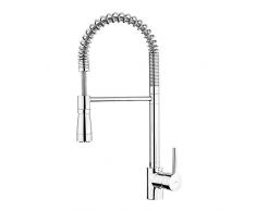 Teka 239391200 Grifo de cocina de caño alto, Plata