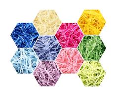 10 Colores 300g Hierba de Pascua Relleno de Cesta de Pascua Papel en Tiras de Pascua Materiales de Fiesta Decoración de Pasto Esponjoso