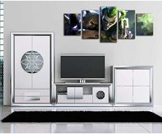 Cuadro Moderno fotografico base madera, 165 x 62 cm, El Joker, Batman ref. 26218