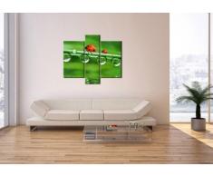 Cuadro sobre lienzo - 3 piezas - Impresión en lienzo - Ancho: 95cm, Altura: 80cm - Foto número 2661 - listo para colgar - en un marco - CB95x80-2661