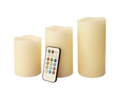 Mooncandles Vainilla - Vela aromática de cera con mando a distancia que cambia de color