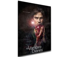 Instabuy Poster - Playbill - TV Series - The Vampire Diaries - Blood Damon Salvatore A4 30x21