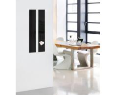 Sigel GL100 - Pizarra magnética de cristal artverum / tablero magnético de vidrio, 12x78 cm, negro