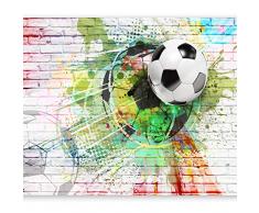 murando Fotomurales Fútbol 300x210 cm XXL Papel pintado tejido no tejido Decoración de Pared decorativos Murales moderna de Diseno Fotográfico Ninos Graffiti i-B-0044-a-a