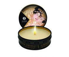 Shunga Vela de Masaje Desire, Aroma de Vainilla, Color Blanco - 30 ml