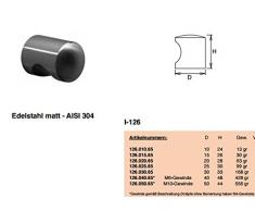 Möbelknopf muebles manijas manija manijas de cajones acero inoxidable sólido mate cepillado