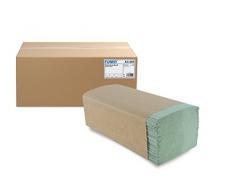 Funny AG-065 - Toallas de papel con 1 capa, 25 x 23 cm, 5000 hojas, color verde