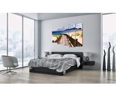 Cuadro sobre lienzo - 5 piezas - Impresión en lienzo - Ancho: 150cm, Altura: 100cm - Foto número 2544 - listo para colgar - en un marco - EG150x100-2544