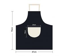 DIYthinker Sexy Mujer Desnuda Pintura de la Mariposa Pareja luz de la Luna Árbol de Cocción de la Cocina Negro Bib Delantal con Bolsillo para los Regalos de Las Mujeres de los Hombres del Cocinero