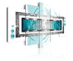 murando - Cuadro en Lienzo 200x100 cm Abstracto Impresión de 5 Piezas Material Tejido no Tejido Impresión Artística Imagen Gráfica Decoracion de Pared Arte a-A-0003-b-o