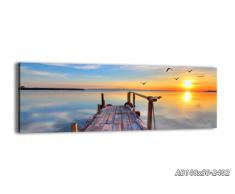 Cuadro sobre lienzo - de una sola pieza - Impresión en lienzo - Ancho: 140cm, Altura: 50cm - Foto número 2402 - listo para colgar - en un marco - AB140x50-2402