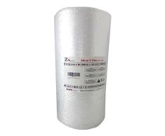 Zs Products -Rollo de plástico de burbujas (Ancho 0,50 metros Largo 25 metros) para envolver, protección de objetos frágiles, embalaje, transporte y mudanzas. Papel de burbujas de calidad europea