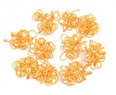 Steingaesser 09308 03 1002 - Bola de ratán para Manualidades o decoración (2 mm, 10 Unidades), Color Naranja