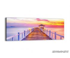 Cuadro sobre lienzo - 100x40 cm - Impresión en lienzo - Panorama - de una sola pieza - listo para colgar - en un marco - Foto número 2515 - AB100x40-2515