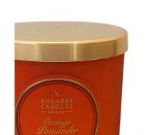 Shearer Candles SCC703 - Vela de Invierno con diseño Victoriano, Color Naranja