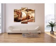 Cuadro sobre lienzo - 3 piezas - Impresión en lienzo - Ancho: 130cm, Altura: 100cm - Foto número 2246 - listo para colgar - en un marco - CB130x100-2246