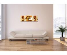 Cuadro sobre lienzo - 3 piezas - Impresión en lienzo - Ancho: 90cm, Altura: 30cm - Foto número 1883 - listo para colgar - en un marco - CA90x30-1883