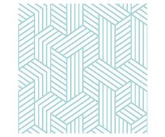 murando Papel Pintado autoadhesivo 10m Fotomurales Decoración de Pared Murales Pegatina decorativos adhesivos 3d panel moderna de Diseno Fotográfico Geometrico f-B-0261-j-a