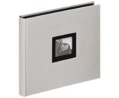 Walther, Black & White, Álbum De Fotos, Fa-209-D, 26x25 cm, 50 Páginas Negras, Gris