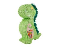 Folat- Pinata Dinosaur-55 cm 60932-Pinata verde 60x47 cm-Piñata, Aniversario, cumpleaños, Despedida de Soltero, decoración de Dinosaurios, Juego de Fiesta, Color, Costumes (60932)