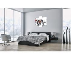 Cuadro Sobre Lienzo - 3 Piezas - Impresión en Lienzo - Ancho: 95cm, Altura: 80cm - Foto número 2933 - Listo para Colgar - en un Marco - CB95x80-2933