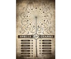 Grupo Erik Editores Poster Harry Potter Spells & Charms
