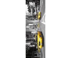 Póster para puerta " New York Times Square - Yellow Cabs H " gran papel póster - - tamaño 158 x 53 cm (aprox)
