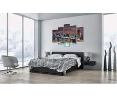 Cuadro sobre Lienzo - 5 Piezas - Impresión en Lienzo - Ancho: 150cm, Altura: 100cm - Foto número 0218 - Listo para Colgar - en un Marco - EA150x100-0218