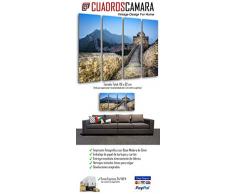 Cuadro FotogrÃ¡fico Paisaje Muralla China Atardecer TamaÃ±o total: 131 x 62 cm XXL