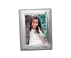 Lote de 10 Portafotos Silver Plate Ondas. Portarretratos de comunión y Bautizos.