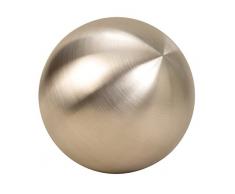 Moderna decoración bola decorativa Jardín Jardín bola de acero inoxidable en plata mate 25 cm de diámetro