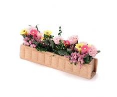 Tutoy 1:12 Casa De Muñecas Aertificial Arcilla Miniatura Planta Maceta Flor Bricolaje Ornamento Jardín Decoración