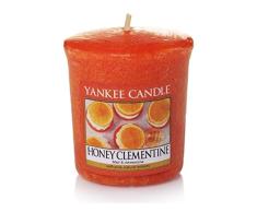 YANKEE CANDLE Miel Clementine Velas perfumadas Velas, Color Naranja