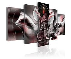 murando - Cuadro Buda 200x100 cm Abstracto - impresión de 5 Piezas - Material Tejido no Tejido - impresión artística - Imagen gráfica - Decoracion de Pared - Cascada h-A-0008-b-p