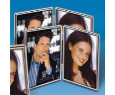 Zilverstad Sweet Memory - Marcos de fotos (dobles, 10 x 15 cm, acabado satinado), color plateado